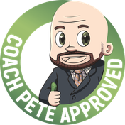 Coach Pete Approved seal